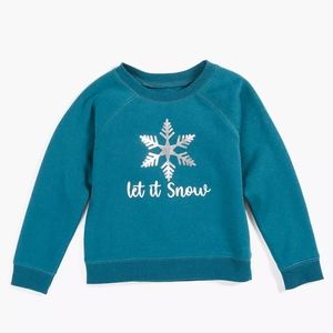 Lane Bryant Toddler Let It Snow Graphic Sweatshirt, Size 4
